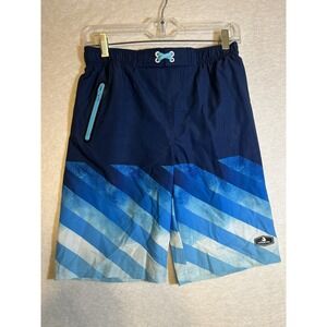 Rokka & Rolla Boy's Size XL (14-16) Swim Trunks Blue